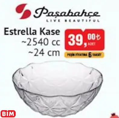 PAŞABAHÇE ESTRELLA KASE PAŞABAHÇE ESTRELLA KASE